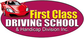 FIRST CLASS DRIVING SCHOOL & HANDICAP DIVISION INC. Logo